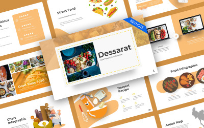 Dessarat Food Keynote Template