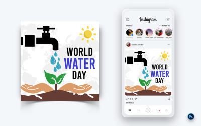 World Water Day Social Media Post Design Mall-13