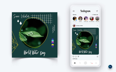 World Water Day Social Media Post Design Mall-16