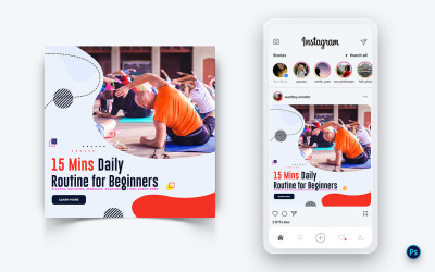 Modello di progettazione post sui social media per yoga e meditazione-01