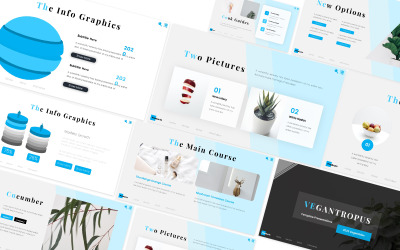 Plantilla Powerpoint Vegantropus
