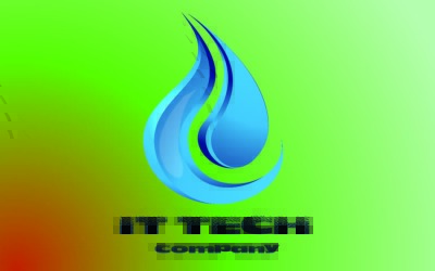 Sjablonen voor It Tech Company-logo