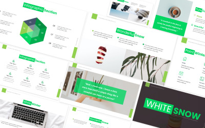 White Snow Creative Google Slides mall