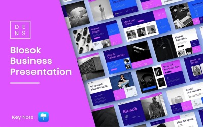 Blosok – Business Keynote sablon