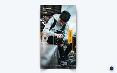 Modello di progettazione di storie sui social media per studio fotografico-08