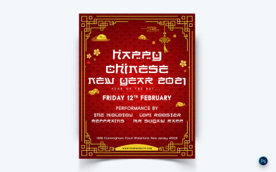 Célébration du Nouvel An chinois sur les médias sociaux Instagram Feed-10