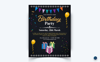 Születésnapi parti ünnepség közösségi média Instagram hírfolyam-12