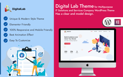 DigitalLab - IT Solutions Company Wordpress téma