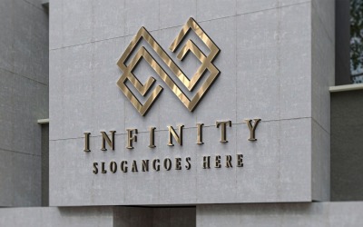 Infinity Slogangoes Here Logotyp