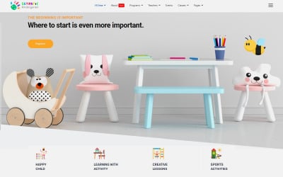 JL Sempatische kleuterschool en kinderschool Joomla5-sjabloon