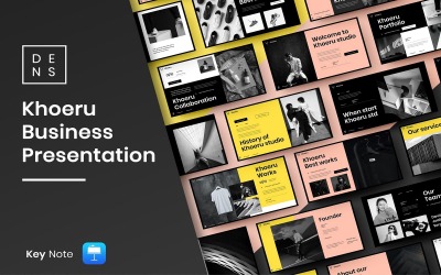 Khoeru – Business Keynote sablon