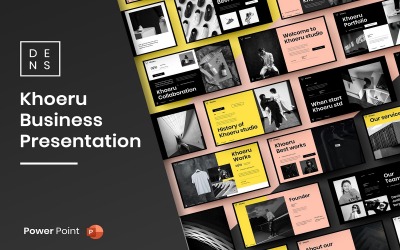 Khoeru – Шаблон бизнес-презентации PowerPoint