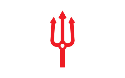 Magic Trident Vector Logo Design Mall V1