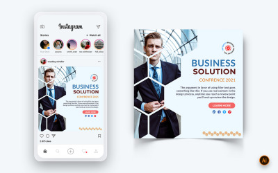 Business Agency Corporate Service Social Media Post Design Template-02