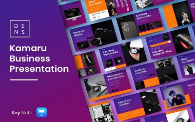 Kamaru – Business Keynote sablon