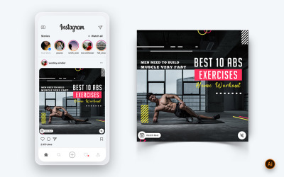 Modello di progettazione post Instagram per social media palestra e fitness-02