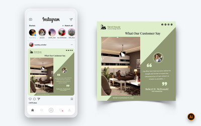 Inredning och möbler Sociala medier Instagram Postdesignmall-35