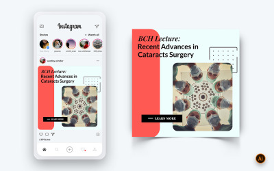 Instagram-Post-Designvorlage für medizinische und Krankenhaus-Social-Media-09