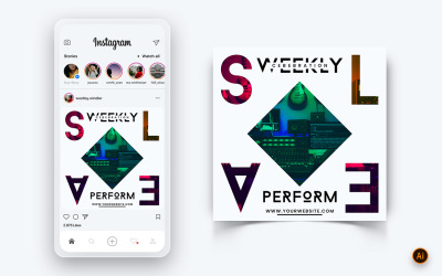 Musiknattfest Sociala medier Instagram Postdesignmall-05