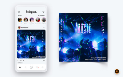 Musiknattfest Sociala medier Instagram Postdesignmall-07