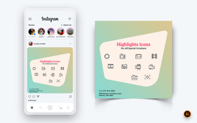 Services photo et vidéo Modèle de conception de publication Instagram sur les médias sociaux-01