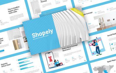 Shopely Minimalist Google Slides Template