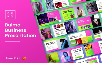 Bulma – PowerPoint-mall för företag