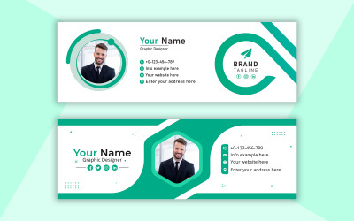 E-Mail-Signatur-Design-Vorlagenkonzept für professionelles E-Mail-Signatur-Design