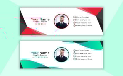 Gradient Modernes E-Mail-Signatur-Design