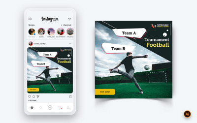 Sport Tournaments Social Media Instagram Post Design Template-05