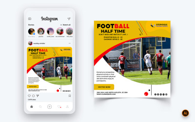 Sportturneringar Sociala medier Instagram Postdesignmall-18