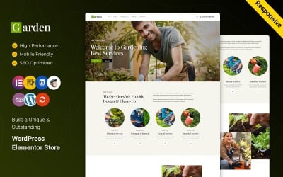 Garten - WordPress Theme für Landschaftsgärtnerei