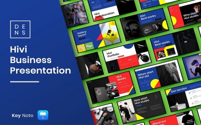 Hivi – Business Keynote sablon