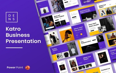 Katro – бізнес-шаблон PowerPoint