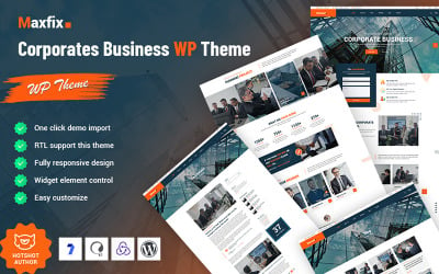 Maxfix - Corporates Business WordPress Theme