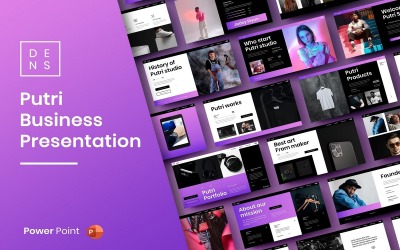 Putri – бізнес-шаблон PowerPoint