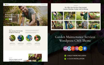 Сад – тема WordPress для ландшафтного садівництва