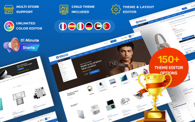 MegaStore – Pokročilý víceúčelový obchod Mega Electronics PrestaShop