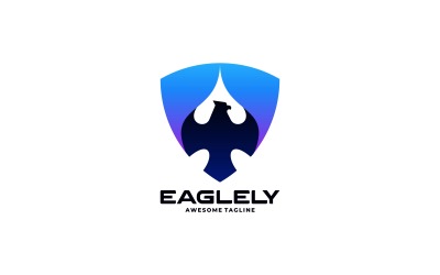 Eagle Shield Gradient Logo