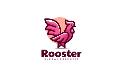 Projekt logo maskotki koguta