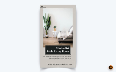 Modello di progettazione di Instagram per la storia dei social media di interior design-03