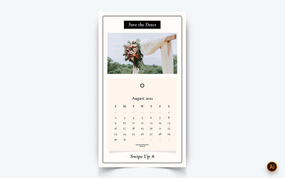 Invito a nozze RSVP Social Media Instagram Story Design Template-07