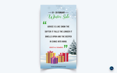 Offerta stagione invernale Vendita Social Media Story Design-05