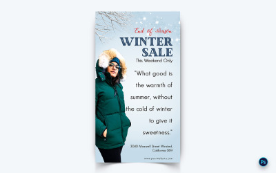Offerta stagione invernale Vendita Social Media Story Design-06
