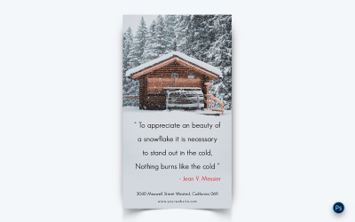 Offerta stagione invernale Vendita Social Media Story Design-10