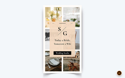 Wedding Invitation RSVP Social Media Instagram Story Design Template-09