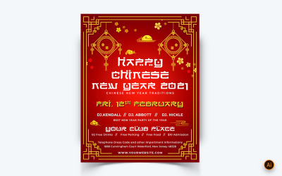 Modèle de conception de flux Instagram pour les médias sociaux de célébration du Nouvel An chinois-13