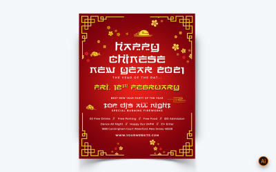 Modèle de conception de flux Instagram pour les médias sociaux de célébration du Nouvel An chinois-14