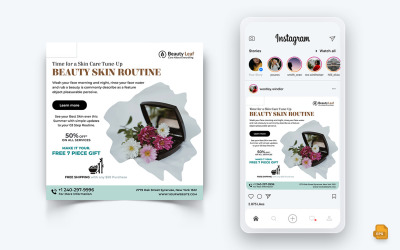 Beauty Salon and Spa Social Media Instagram Post Design-06