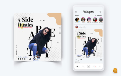 Salone di bellezza e Spa Social Media Instagram Post Design-18